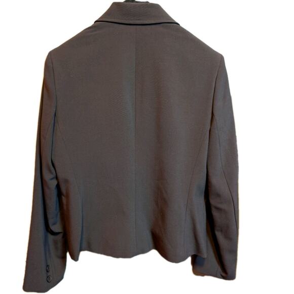 Bandolino Dark Brown Women's Blazer NWT Size 8P Office Business Suit Jacket - Picture 3 of 9